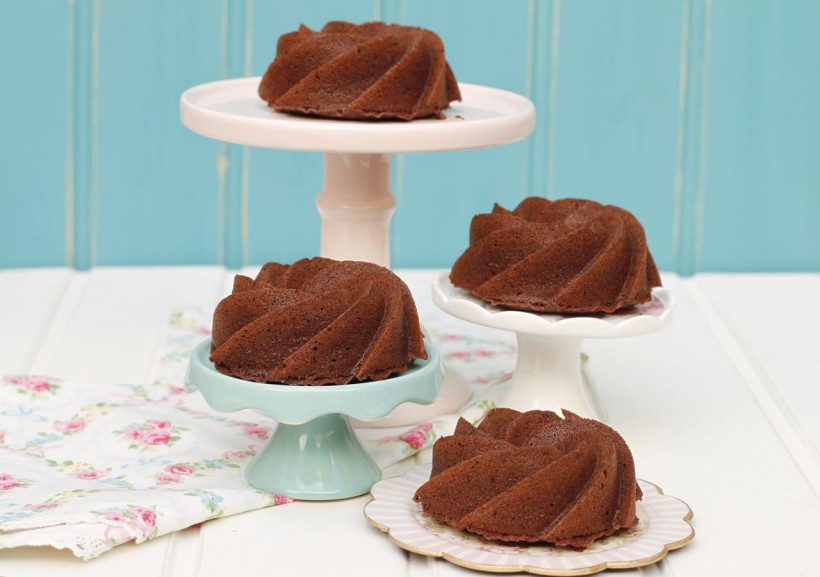 Un bundt en formato individual, además de ricos son preciosos
