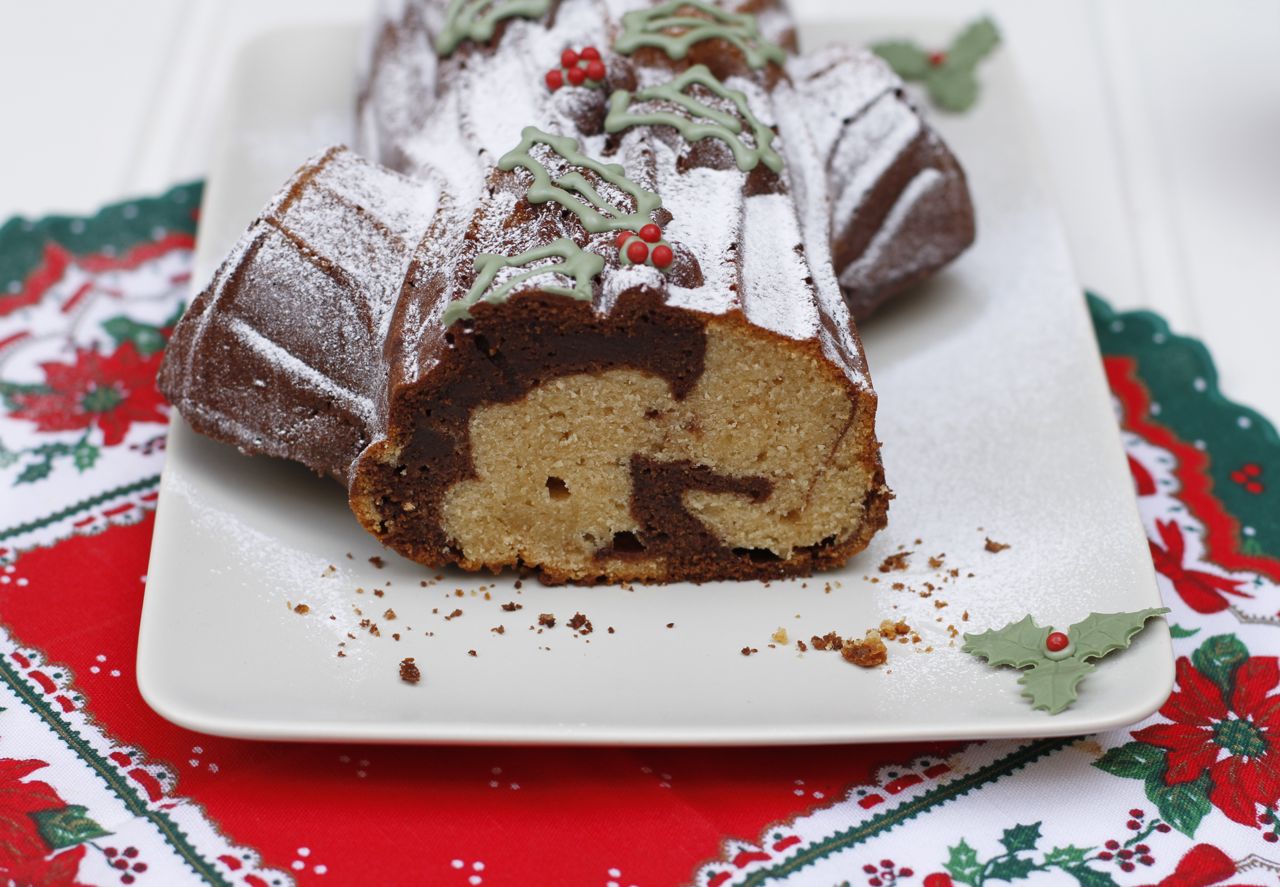 ¿Qué tendrán los bizcochos marmoleados que tanto gustan?