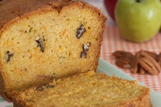 Carrot, Apple and zucchini loaf