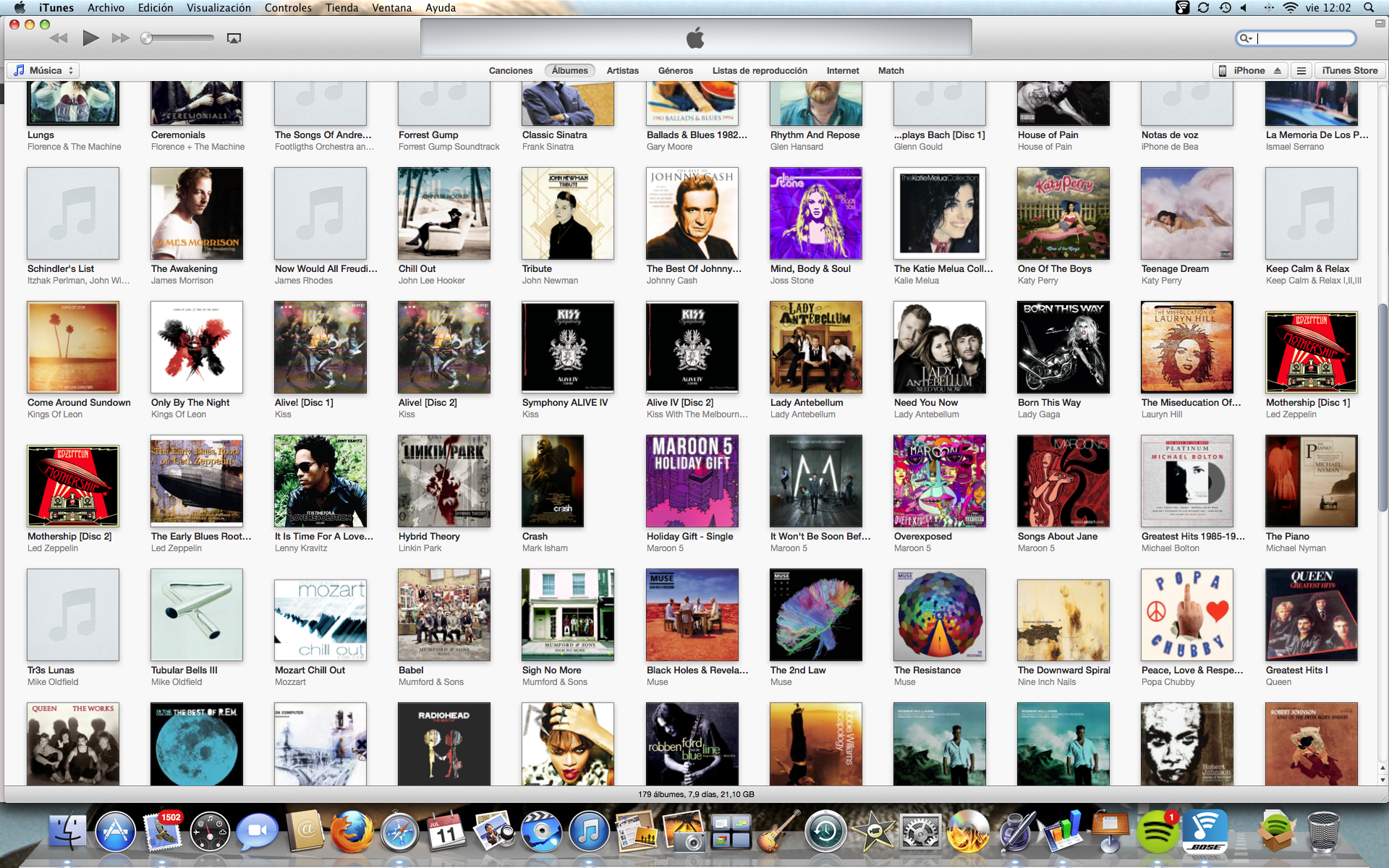 Mi librería de iTunes
